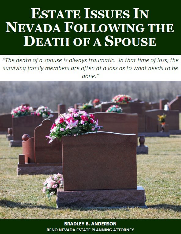 Estate Issues in Nevada Following the Death of a Spouse
